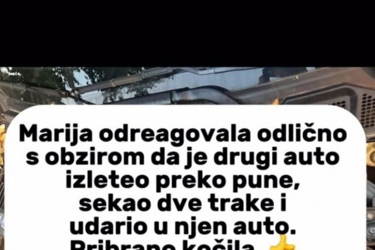 Marija Popović, udes