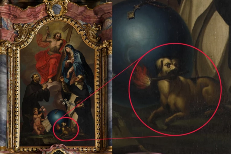 OVAJ DETALJ SA IKONE VELIKOG SVECA JE MNOGIMA PROMAKAO: Nije slučajno tu, a majci svetitelja se javio u snu (FOTO)