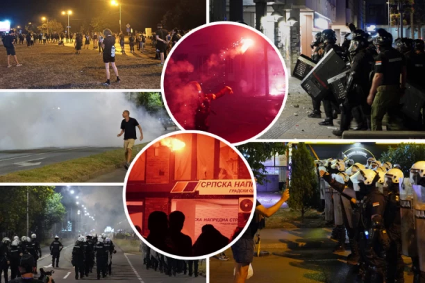 ZAPALILI VALJEVO! Jezive scene divljanja na protestima: DEMOLIRANA OPŠTINA, TUŽILAŠTVO, PROSTORIJE SNS... (FOTO, VIDEO)