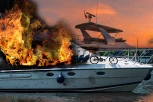 BIZNISMEN IZVUČEN SA JAHTE U PLAMENU! Oglasio se MUP o požaru u budvanskoj marini! (VIDEO)