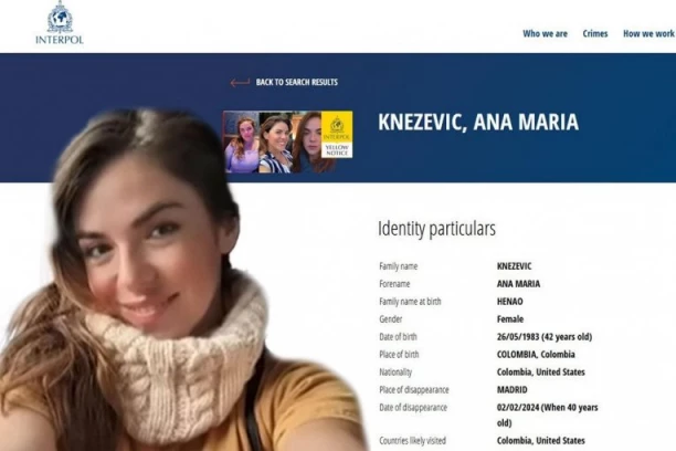SRPSKA SNAJKA SE NALAZI NA ŽUTOJ INTERPOLOVOJ POTERNICI! David Knežević preminuo, ali telo još uvek nije nađeno - GDE JE ANA KNEŽEVIĆ?