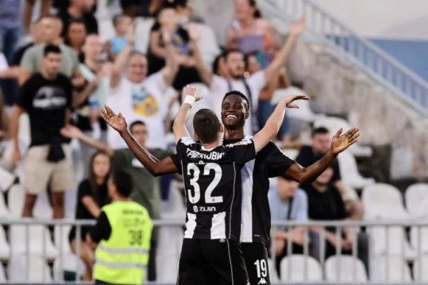 PARTIZANOVE BEBE NASTAVLJAJU DA DOMINIRAJU! Petarda crno-belih protiv IMT, probudio se Demba Sek! (FOTO,VIDEO)