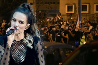 SEVERINA NASTAVLJA SA PROVOKACIJAMA! Na koncertu  blizu Jasenovca pružila podršku blokaderima: Vikala skandaloznu reč "pored srpskih grobova"