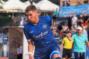 SUPERLIGAŠKI IGRAČ: Proteklog vikenda je upisao debi u plavo-belom dresu!