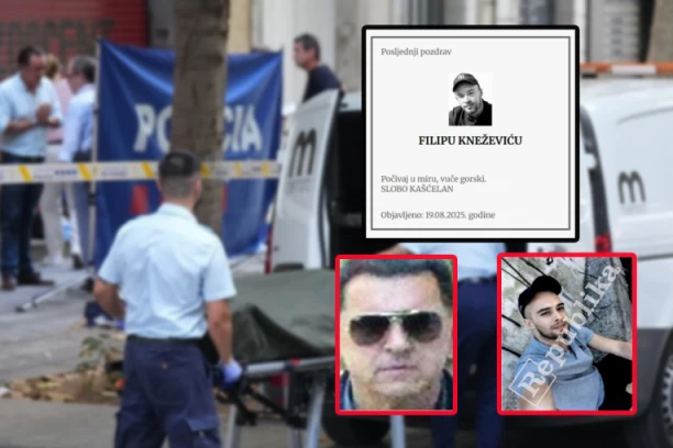 "POČIVAJ U MIRU, VUČE GORSKI!" Slobodan Kašćelan se iz zatvora oprostio od ubijenog Filipa Kneževića (FOTO)