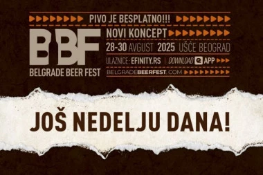 SEDAM DANA DO MUZIČKOG DOGAĐAJA GODINE – BELGRADE BEER FEST 2025 POČINJE 28!