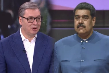 VUČIĆ RAZGOVARAO S MADUROM: "Uveren sam da ćemo u godinama koje dolaze nastaviti da negujemo ovo dragoceno prijateljstvo"