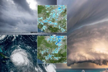 TAČNO U OVO VREME POČINJE HAOS! Evo kako će se razorno nevreme kretati po Srbiji: Ovi delovi zemlje prvi na udaru (FOTO)