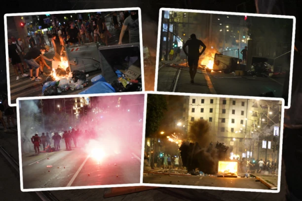 BLOKADERI OPET PRIBEGLI NASILJU! Kamenovali linijski autobus i gađali građane jajima (FOTO)