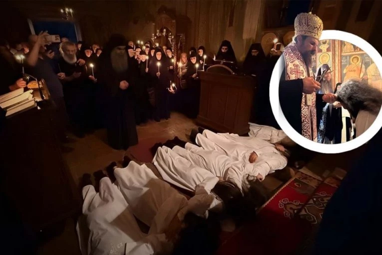 VELIKI DAN U MANASTIRU PODMAINE KOD IGUMANA RAFAILA: Vladika Pajsije u jednom danu zamonašio sedmoricu monaha