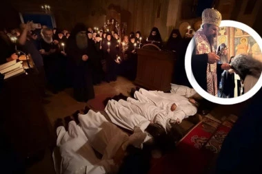 VELIKI DAN U MANASTIRU PODMAINE KOD IGUMANA RAFAILA: Vladika Pajsije u jednom danu zamonašio sedmoricu monaha