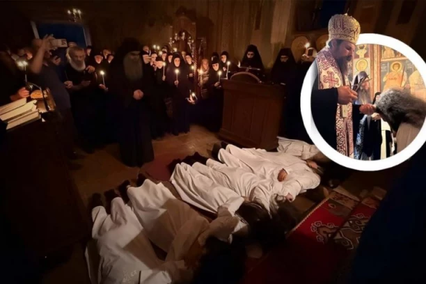 VELIKI DAN U MANASTIRU PODMAINE KOD IGUMANA RAFAILA: Vladika Pajsije u jednom danu zamonašio sedmoricu monaha