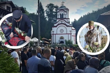 ČUDA TUMANSKIH SVETACA PONOVO OKUPILA NAROD IZ CELE SRBIJE: Petorica vladika služili liturgiju na veliki praznik u Tumanu (FOTO)