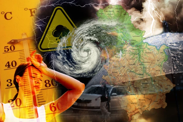 STIŽE NAGLA PROMENA VREMENA! Od sutra svakodnevni pad temperature, a onda i teško nevreme!  (MAPE)