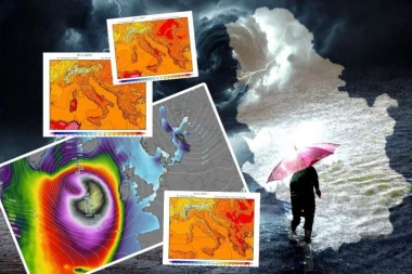 URAGAN ERIN PRETI SRBIJI! Pred nama su zastrašujuće oluje i grad, a ovaj deo Evrope će biti posebno na udaru!