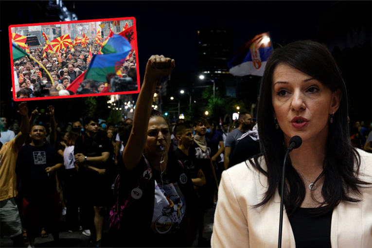 MARINIKA HOĆE RASPAD SRBIJE, PRIZIVA PAKLENI MAKEDONSKI SCENARIO! Blokaderi u ratu protiv sopstvene države!