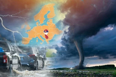 MONSTRUOZNI URAGAN PREŠAO ATLANTIK I UDARA EVROPU, STIŽE U SRBIJU! Velike kiše, superćelijske oluje i vetar brzine preko 100km/h UNIŠTAVAĆE SVE PRED SOBOM