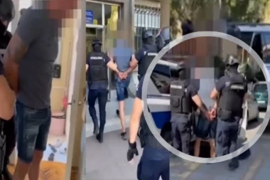 EVO KAKO JE UHAPŠEN MIŠA BAČULOV! Nasrtao na policajce, udarao ih po štitovima i pokušao da probije kordon ispred Filozofskog fakulteta u Novom Sadu! (VIDEO)