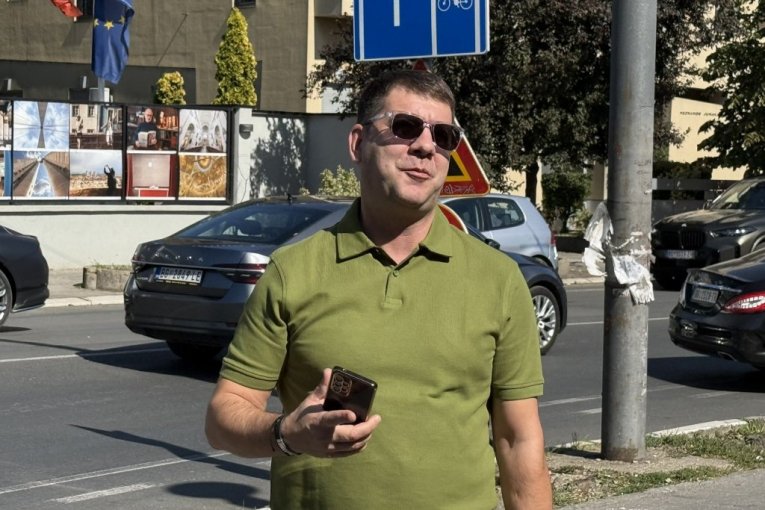 Ivan Marinković na snimanju profla