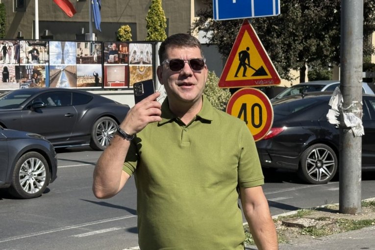 Ivan Marinković na snimanju profla