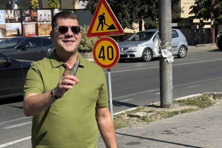 Ivan Marinković na snimanju profla