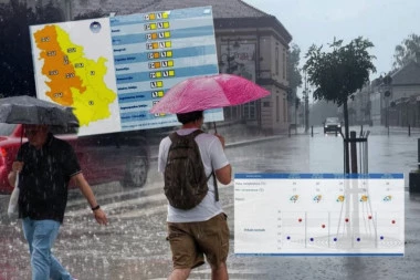 NAJJAČI UDAR OLUJE ĆE BITI OVDE! Stiže nevreme koje donosi rizik od opasnih posledica - TEMPERATURA ĆE DRASTIČNO PASTI! (MAPE)