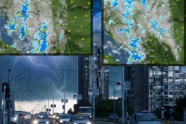 STRAVIČNO NEVREME IDE KA SRBIJI! Evo kako će se kretati iz sata u sat: Postoji RIZIK (FOTO)