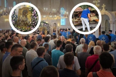 VELIKI CRKVENO-NARODNI SABOR NA NOVOM BEOGRADU: Patrijarh služi liturgiju pred čudotvornom ikonom