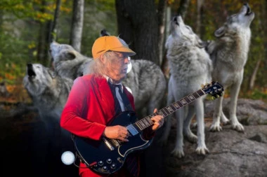 SLAVNA ROK GRUPA OTERALA PESMOM VUKOVE OD STOKE: U neverovatan momenat umešana i jedna glumica, ali i DRON!