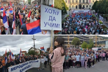 UPORIŠTA BLOKADERA PADALA KAO KULE OD KARATA! Na ulicama se okupilo VIŠE OD 100.000 LJUDI sa jasnom porukom: DOSTA JE! (FOTO)