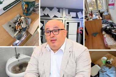 ZATEKAO SAM KRŠ, KLUPE IZLOMLJENE, POZVAO SAM POLICIJU! Oglasio se dekan Drid nakon onoga što je ostalo posle blokadera na DIF! (FOTO, VIDEO)