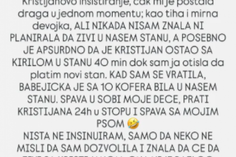 Oglašavanje Kristine Spalević