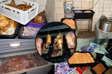 POGLEDAJTE ŠTA SU LJUDI JELI! Pokvareno meso iz neregistrovane mesare u Smederevu završavalo na tanjirima gostiju! (FOTO)