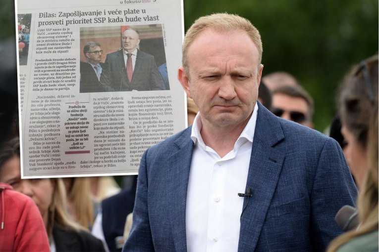 BANKROT-MAJSTOR ĐILAS MISLI DA SU SRBI LUDI! Lider SSP obećava kule i gradove AKO DOĐE NA VLAST