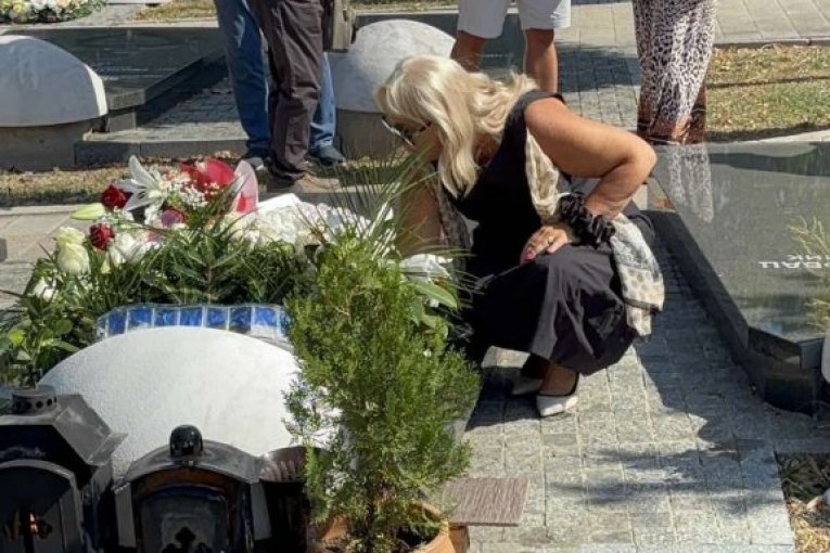 Porodica Šabana Šaulića na groblju