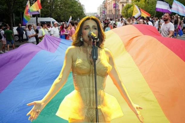 SEVERINA OPET "PUMPA"! Hrvatica preko zastave poziva na blokadu Srbije! SRAMOTA NA PRAJDU!