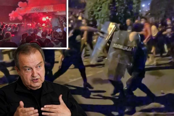 LUDILO BLOKADERA U PETAK UVEČE U NOVOM SADU! Napali policiju, pa kukaju na nasilje!