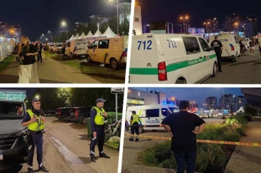 EKSKLUZIVNI SNIMAK IZ RIGE! Haos pred meč Srbije i Finske na Evrobasketu! SVE VRVI OD POLICIJE! (VIDEO, FOTO)