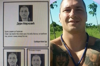 "POSLEDNJI POZDRAV KUMU, NEMIRNOM MORNARU NEMIRNOG MORA!" Osvanule brojne čitulje za navijača Partizana koji je ubijen ispred kafića u Novom Sadu! (FOTO)