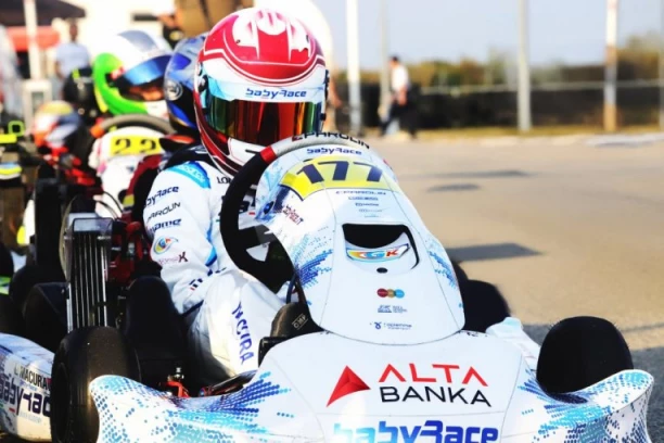 Luka Macura nezaustavljiv: Šampion Srbije u kartingu dve godine zaredom