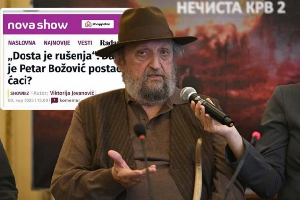 LEGENDARNI SRPSKI GLUMAC DOŠAO POD UDAR OPOZICIONIH MEDIJA! Božović osudio rušenje, optužili ga da je "ĆACI"!