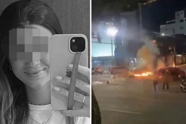 (UZNEMIRUJUĆI SNIMAK) POGINULA STUDENTKINJA NOVINARSTVA: Dečko joj udario autom u semafor! Ona izašla na ulicu i DOŽIVELA STRUJNI UDAR