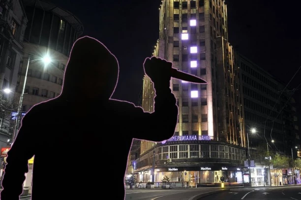 HOROR U CENTRU BEOGRADA! Trojica muškaraca IZBODENA u krvavoj tuči ispred palate Albanija