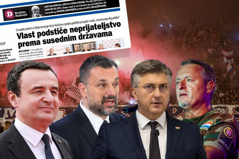 EVROPSKI POKRET ZA "EVROPSKE VREDNOSTI": "Za dom spremni", "Ubij Srbina" i Kurtijeva vojska su okej, ali pravo Beograda na stav NIKAKO NIJE?