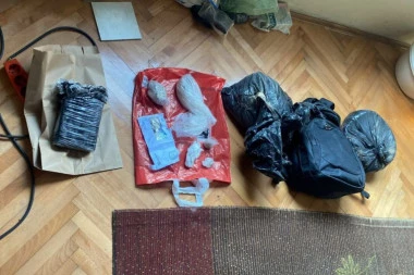 ZAPLENJENA VEĆA KOLIČINA NARKOTIKA U BEOGRADU! Dve osobe uhapšene! (FOTO, VIDEO)