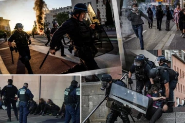 OVAKO TO RADI EU POLICIJA! Direktno biber-sprej u oči devojkama i muškarcima! (VIDEO)