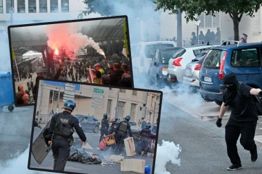 OPSADNO STANJE U PARIZU, BAČENE I DIMNE BOMBE! Policija ispalila suzavac na blokadere ispred vrtića, uhapšeno više od 200 ljudi, demonstranti pale šta stignu (VIDEO)