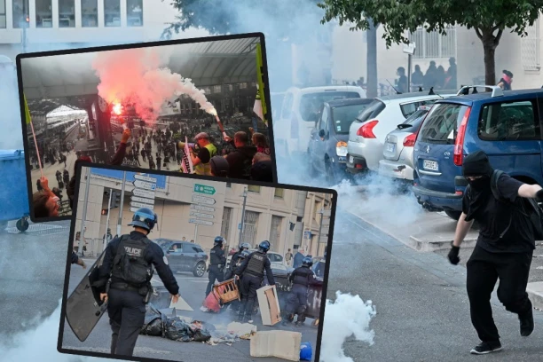 OPSADNO STANJE U PARIZU, BAČENE I DIMNE BOMBE! Policija ispalila suzavac na blokadere ispred vrtića, uhapšeno više od 200 ljudi, demonstranti pale šta stignu (VIDEO)