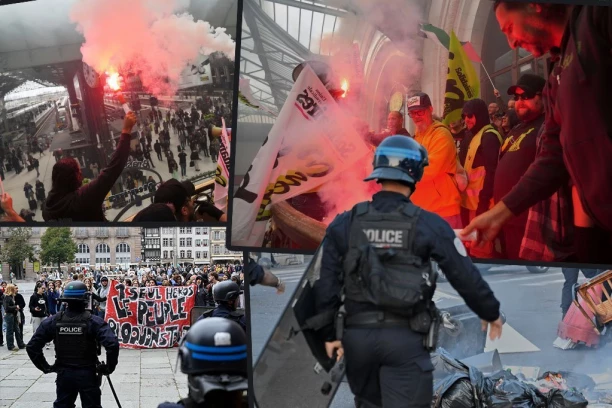 BEZ MILOSTI! Ovako EU policija rešava blokadere u Francuskoj! (VIDEO)