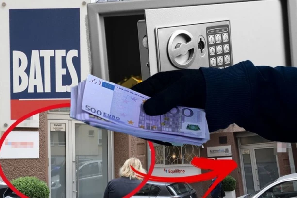 KAMERE SVE SNIMILE?! Policija na tragu lopovu koji je odneo sef sa 250.000 evra iz firme u Beogradu! (FOTO)